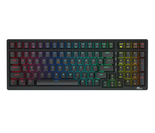 Royal Kludge RK98 RGB (Red switch) - Czarna - 1198933 - zdjęcie